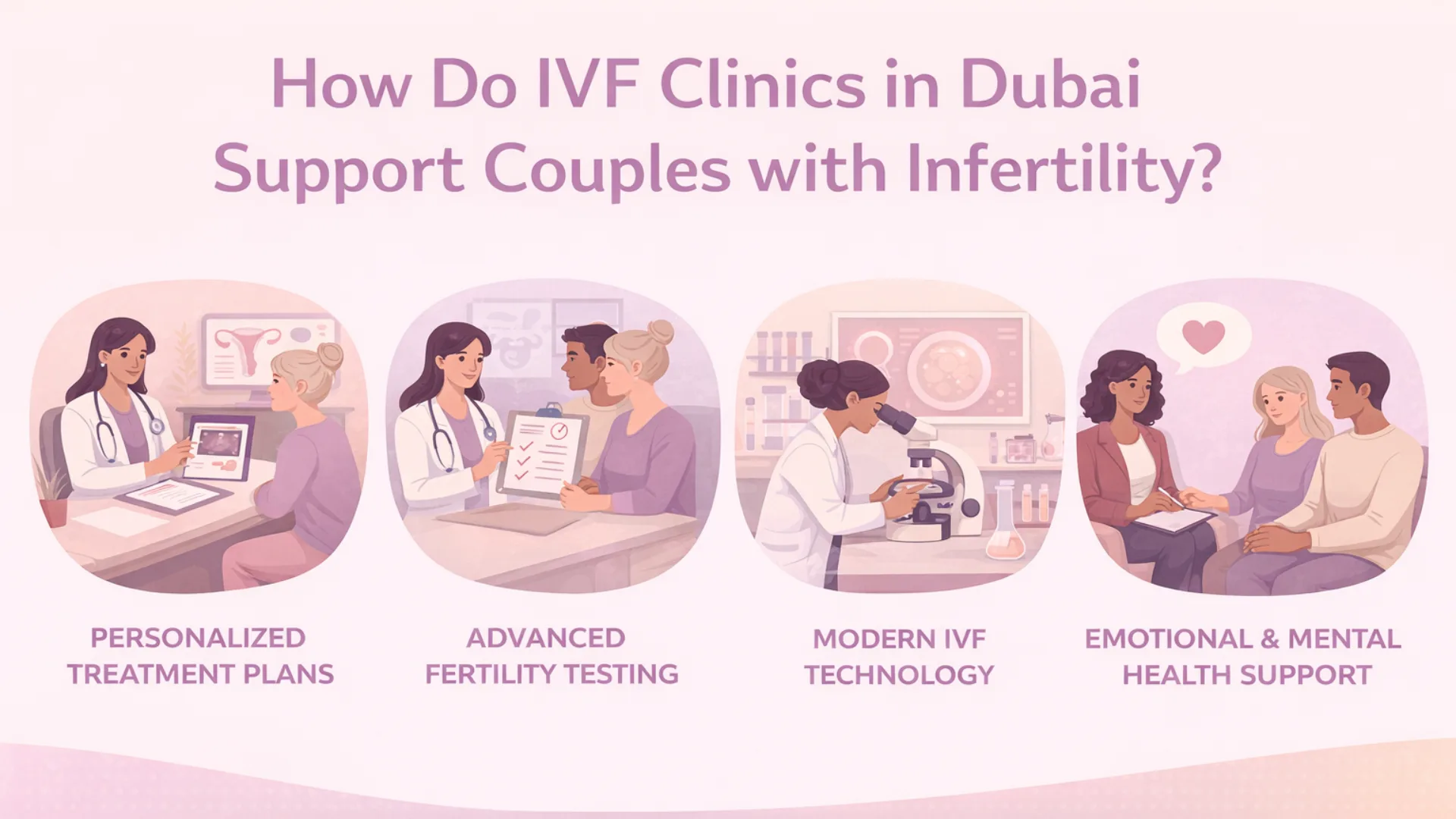 How Do IVF Clinics in Dubai Support Couples with Infertility?